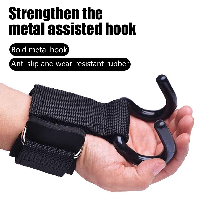 Wrist Wraps Weightlifting Support - 【F】2 шт. крюки для поднятия тяжестей,