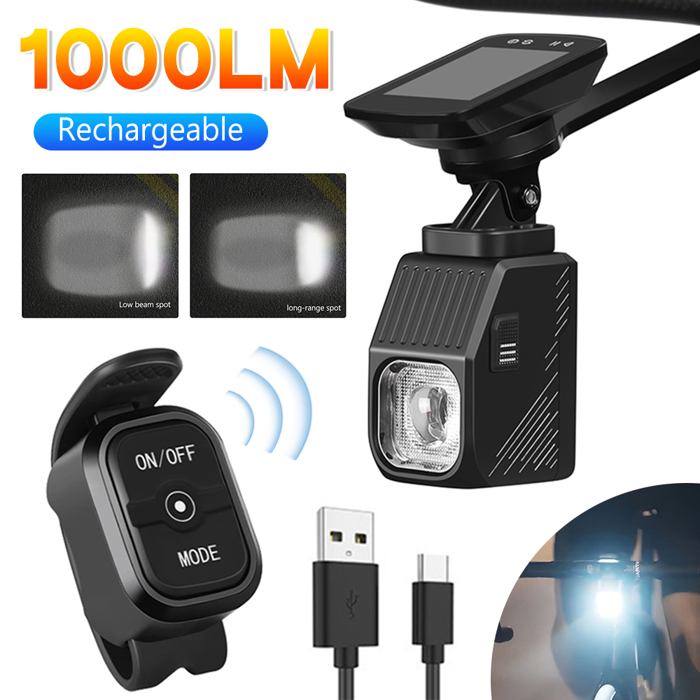 Rechargeable Bicycle Headlight 1000 Lumen - 1000 люмен, высокая яркость, дорожная велосипедная