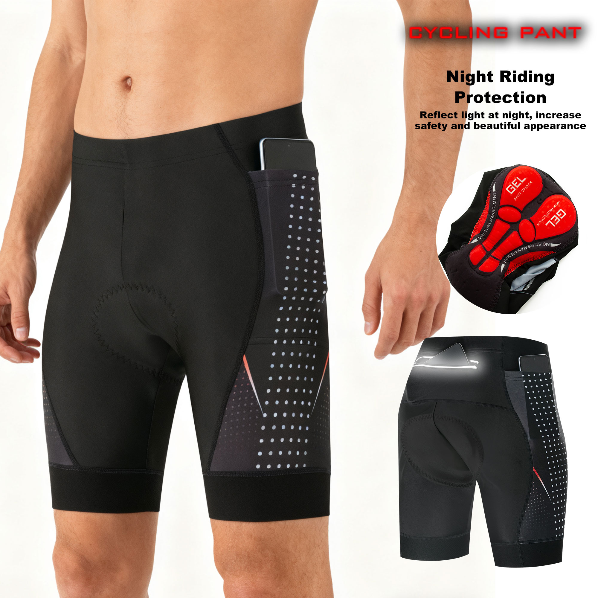 Padded Cycling Shorts 5D Gel - Велосипедные шорты премиум-класса с 5D гелевыми