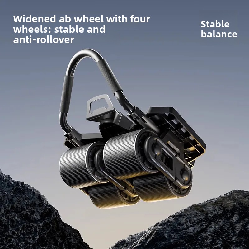 Ab Roller Wheel With Elbow Support - Тренажер для пресса с автоматическим отскоком,