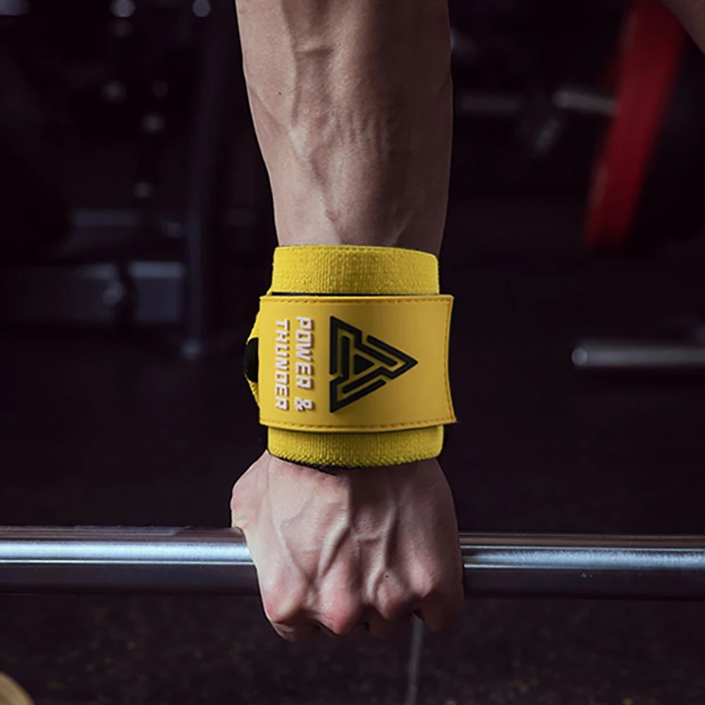 Wrist Wraps Weightlifting Support - Сверхмощные повязки на запястья для тяжелой