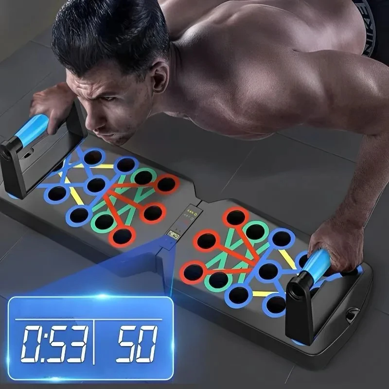 Push Up Board Foldable Multi Function - Набор досок для отжиманий, портативный многофункциональный