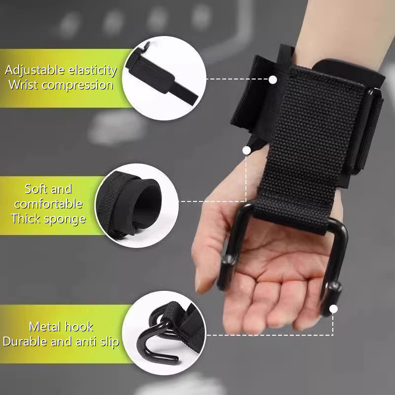 【F】2 шт. крюки для поднятия тя – обзор и цена Wrist Wraps Weightlifting Support