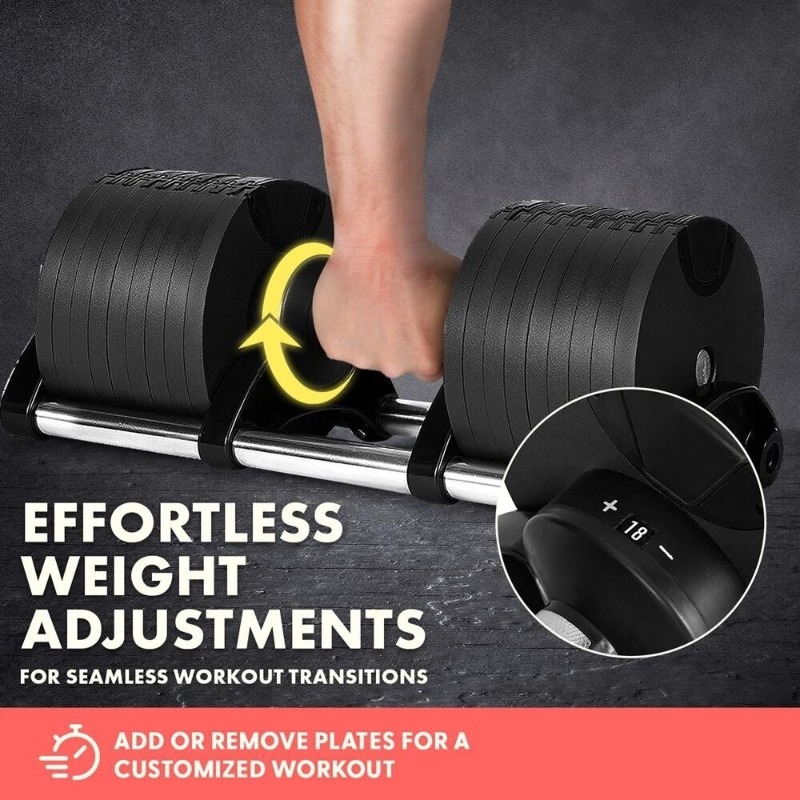 Большой набор регулируемых ган – обзор и цена Adjustable Dumbbell Pair 40Kg