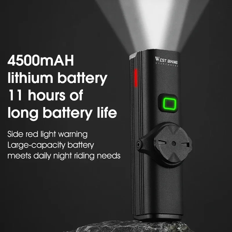 WEST BIKING – велосипедная фар – обзор и цена Rechargeable Bicycle Headlight 1000 Lumen